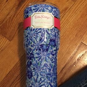 Lilly Pulitzer Stainless steel tumbler with lid